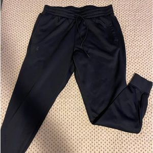 Men’s XL Under Armour black joggers